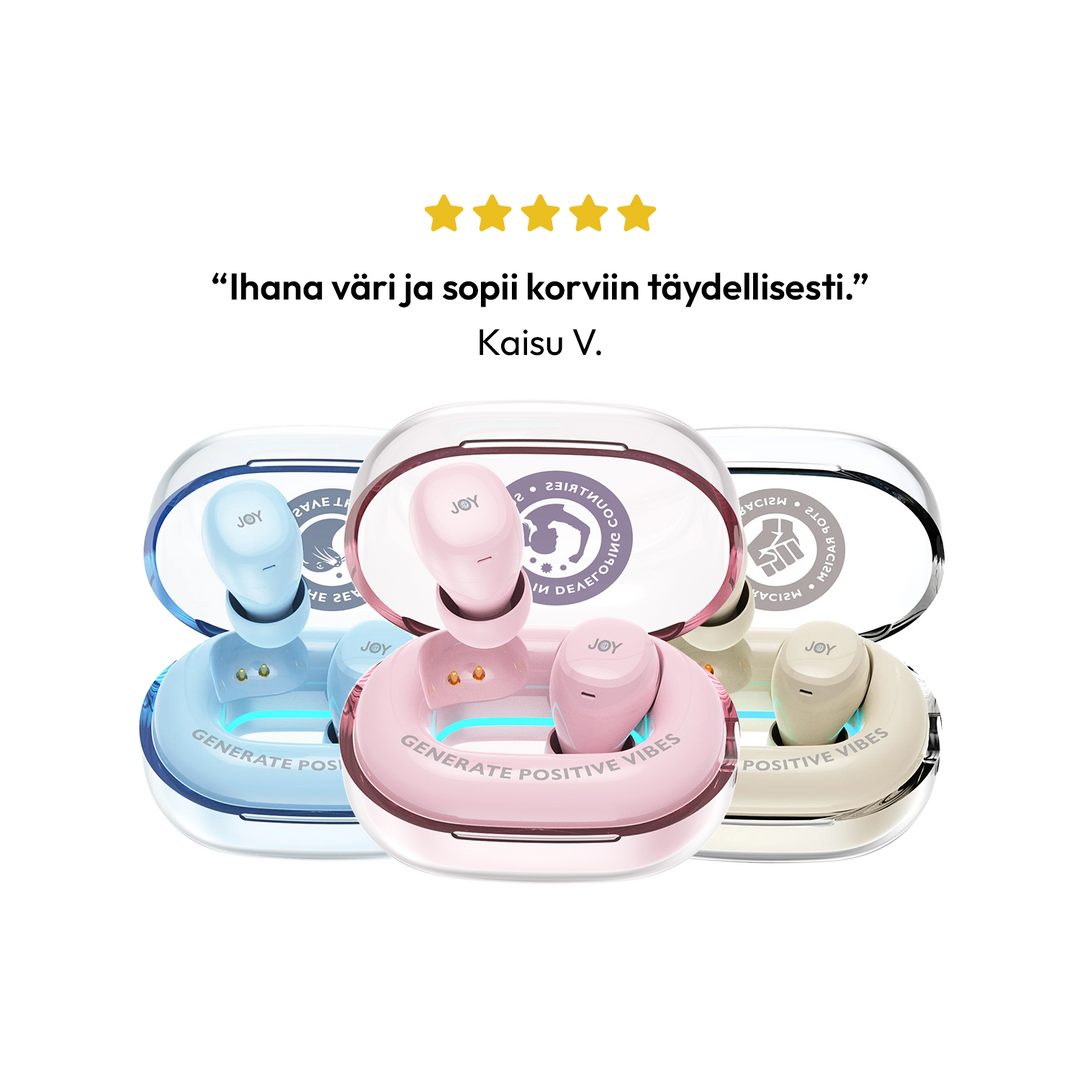 3 kpl Koru korvanapit paketti KAJ