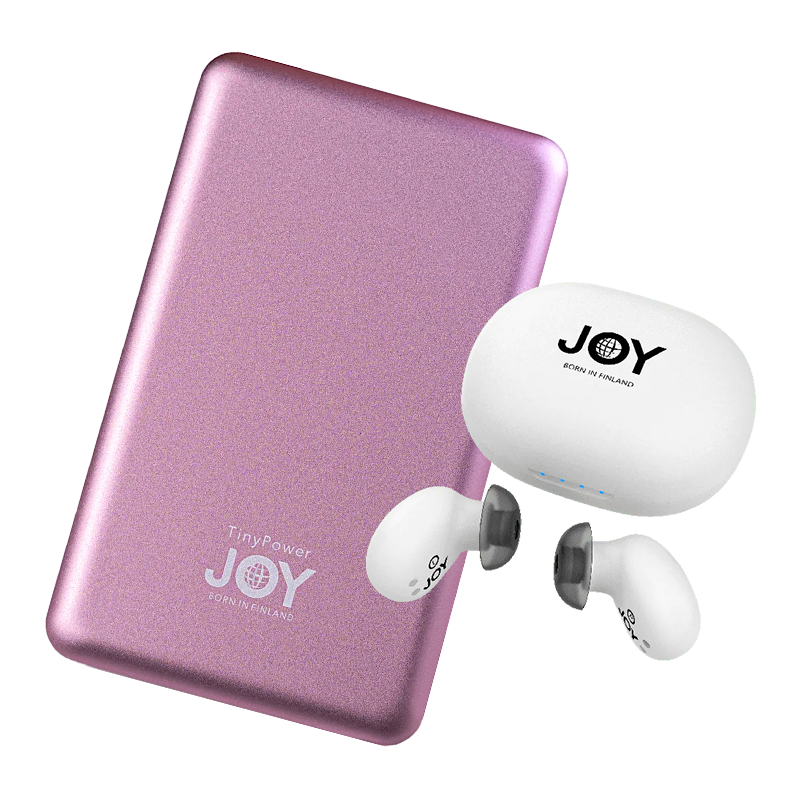 TinyS® Valkoinen + TinyPower® Pinkki