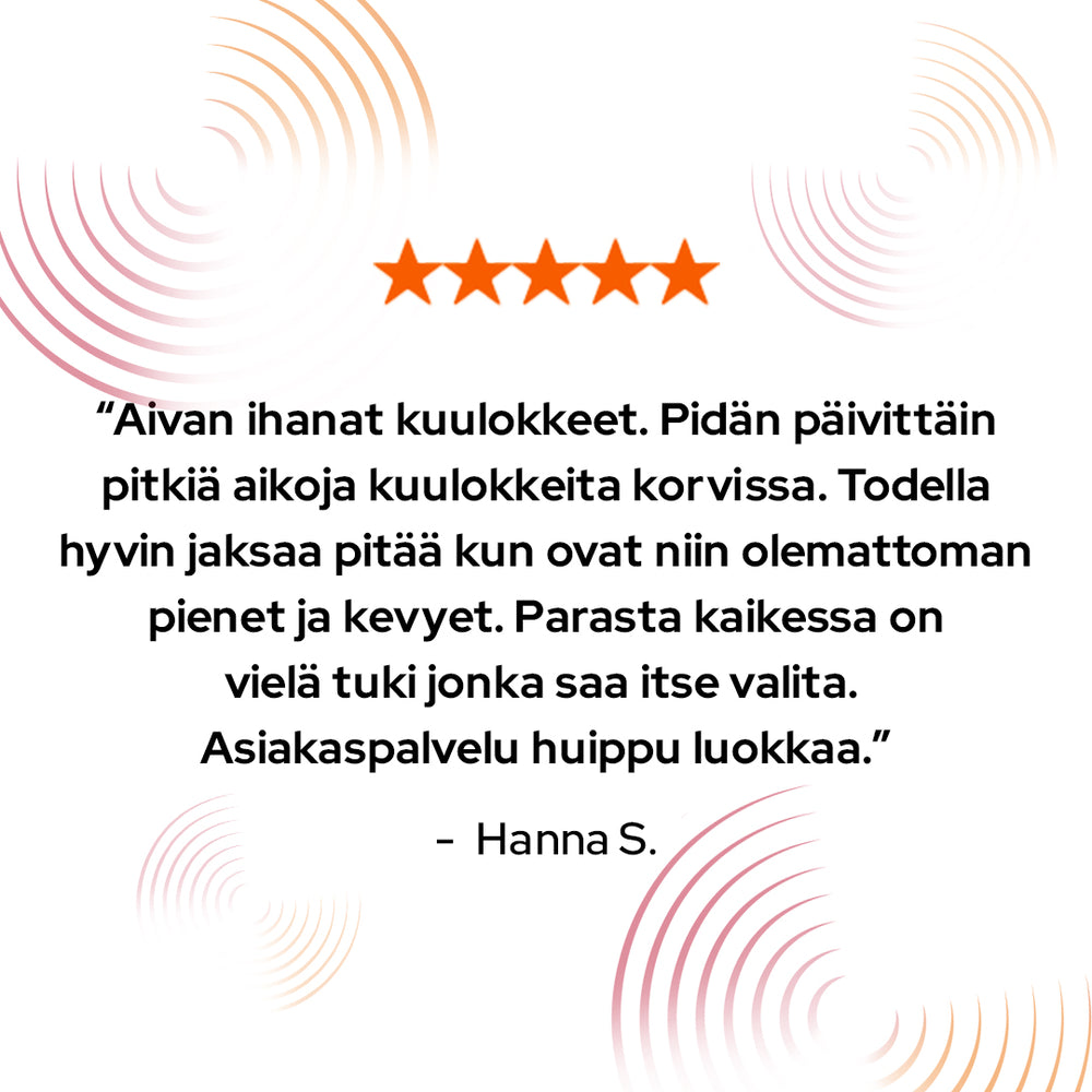 Koru korvanapit Sininen - EUROVIISUT ALE