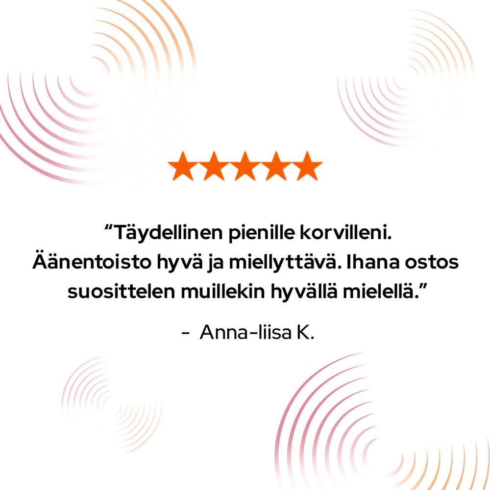 Koru kuulokkeet Pinkki- EUROVIISUT ALE- EUROVIISUT ALE