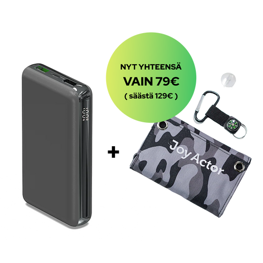 NanoPower+ SolarMate- äärimmäinen tehopaketti liikkeessä eläville