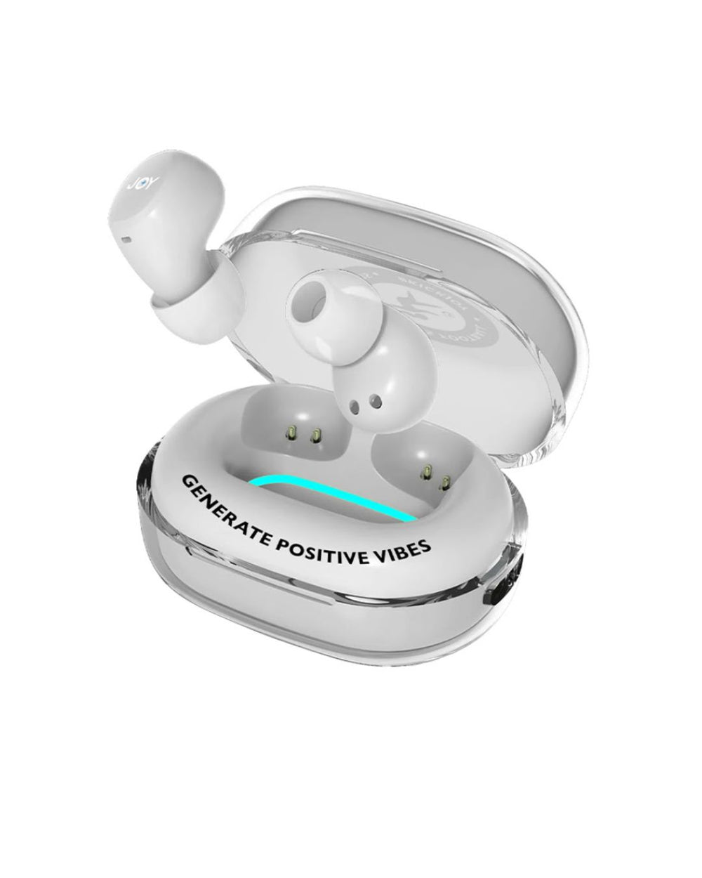 Koru Kuulokkeet Valkoinen ja upea JOY-pipo