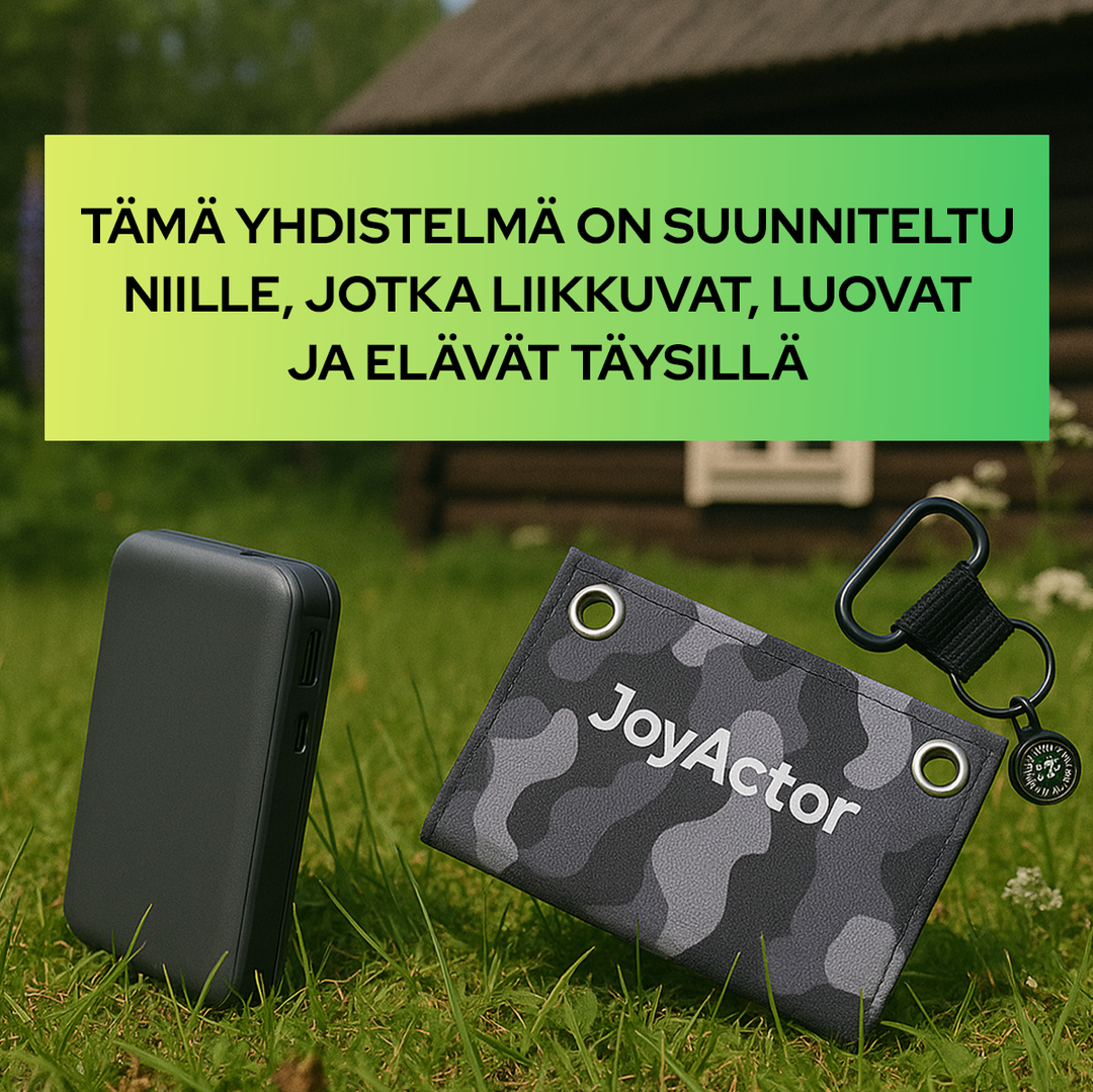 NanoPower+ SolarMate- äärimmäinen tehopaketti liikkeessä eläville