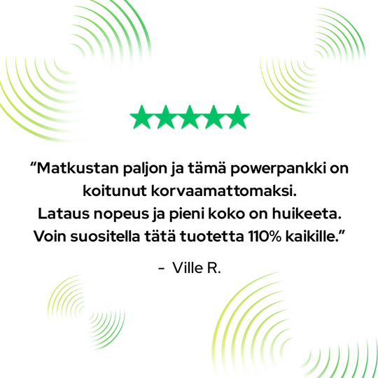 NanoPower+ SolarMate- äärimmäinen tehopaketti liikkeessä eläville