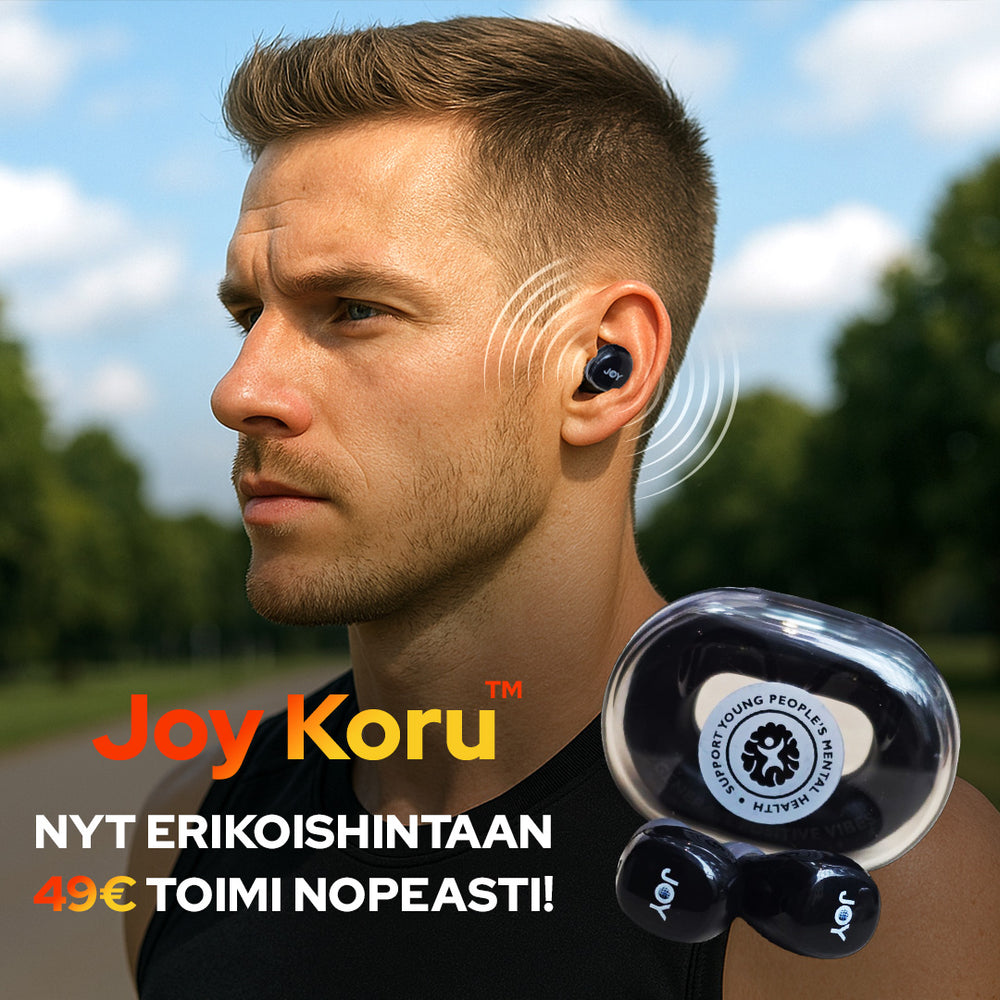 Koru-nappikuulokkeet Mustat